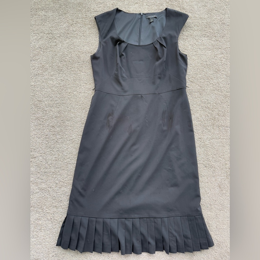 White House Black Market pleated hem dress